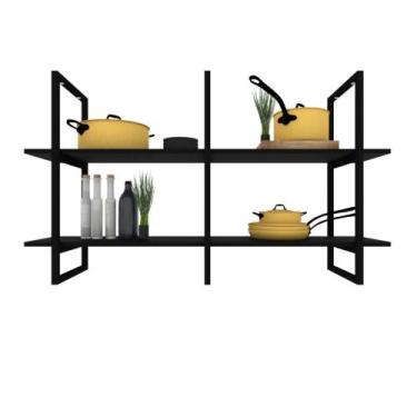 Imagem de Prateleira Suspensa Industrial Teto Cozinha nichos para cozinha nicho 