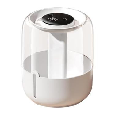 Imagem de FLCPJGV Umidificador de ar de mesa com luz noturna, 3 modos de névoa ajustáveis, umidificação conveniente de ampla faixa, tanque de água de 6,8L para, Branco