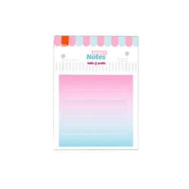 Imagem de Bloco Adesivo BRW Smart Notes Tutti Frutti Pautado 50 Folhas