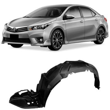 Imagem de Protetor Interno Paralama Toyota Corolla 1.8 2.0 16V 2015 a 2017 Dianteiro Motorista Riverplast 1573