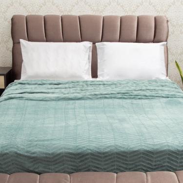 Imagem de Cobertor Solteiro com Toque Macio Home Design Alaska Verde