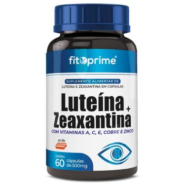Imagem de Luteína + Zeaxantina Vitaminas A C E Cobre Zinco 60cps Fitoprime