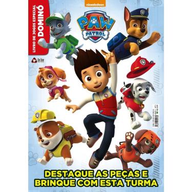 Imagem de Livro - Patrulha Canina - Livro de jogos - Especial - Dominó: Destaque as Peças e Brinque com esta Turma