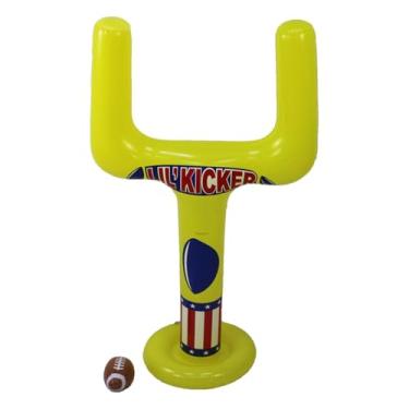 Imagem de Vaveren Conjunto de futebol jumbo inflável, postagem divertida com bola, grossa para treinos ao ar livre, brinquedos esportivos de festas de futebol no