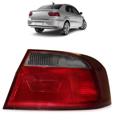 Imagem de Lanterna Traseira Voyage G6 2013 2014 2015 2016 Bicolor Fumê Canto Len
