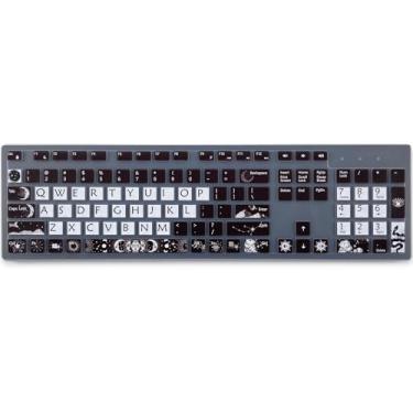 Imagem de Linda capa de teclado para teclado Dell KM636 KB216 KB216t/d/p, Dell Optiplex 5250 3050 3240 5460 7450 7050, Dell Inspiron Desktop 3475 3670 3477 5400 5490 7700 7790, Sol e lua