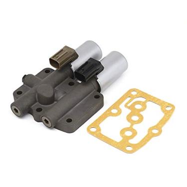 Imagem de coolautocore Solenoide linear duplo de transmissão 28250-P6H-024 Substituição para Honda Accord Odyssey Acura CL TL MDX Pilot Prelude 28250P6H024 com 1 peça de junta e 3 anéis de vedação