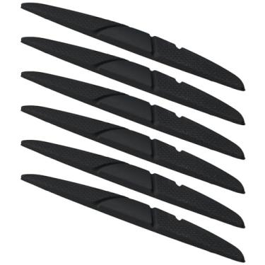 Imagem de BYOBYO 6 peças de tiras de colisão de carro universais protetores de borda de porta de carro acessórios externos para maçaneta de porta, espelho retrovisor, para-choques