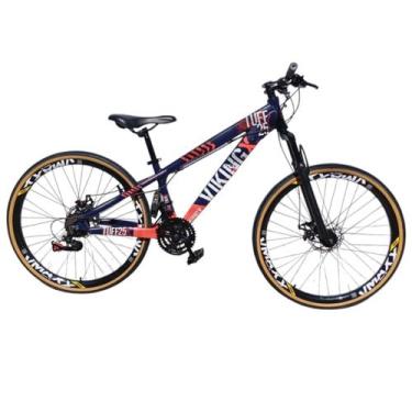 Imagem de Bicicleta Aro 26 Vikingx Tuff 25 Aluminio 24 Velocidades Pneu Slk fino