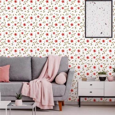 Imagem de Papel de Parede Vinil Autocolante Floral Cherry 250 - Inove Papéis de 