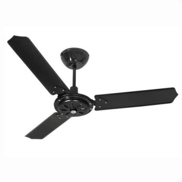 Imagem de Ventilador De Teto Preto Tron Eco Rio 3 Pás Para Casa Apartamento 130w