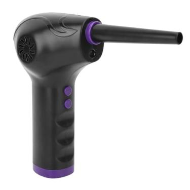 Imagem de Duster de Ar Sem Fio, Soprador de Poeira Poderoso, 2 Velocidades e 5 Bicos, Com Luz, Soprador de Ar Elétrico de 1100 Rpm para Teclado, Carro e Limpeza Doméstica