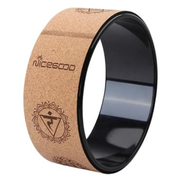 Imagem de Aymzbd Círculo de Treinamento para Rolos de Rolagem de ioga Círculo de Treinamento de Rolo 126 Dispositivo de alongamento da maca traseira, Preto