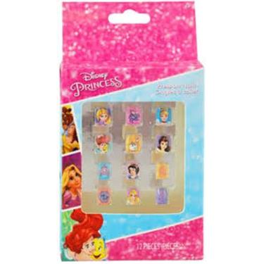 Imagem de Unhas Postiças Adesivas Infantil Disney Princesas - Townley NY