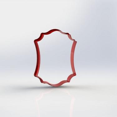 Imagem de Cortador Moldura Borda Mod 13 Tamanho 9Cm
