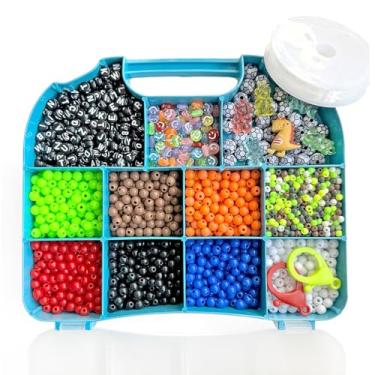 Imagem de Kit Miçangas Maleta Meninos para Montar Pulseiras