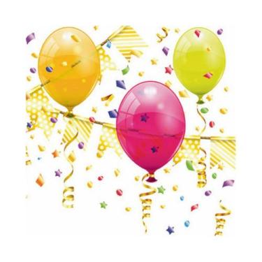 Imagem de Guardanapo de Papel Ambiente de Festa Ti-Flair 33x33cm
