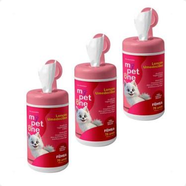 Imagem de Lenço Umedecido Fêmeas Mypetone - 75 Unidades 3 Unidades