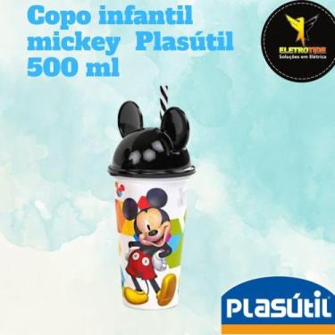 Imagem de Copo Shake Mickey  500ml - PLASUTIL - PLASUTIL 