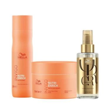 Imagem de Wella Nutri-Enrich Sh 250ml + Masc 150ml + Oleo 100ml - Wella profissi