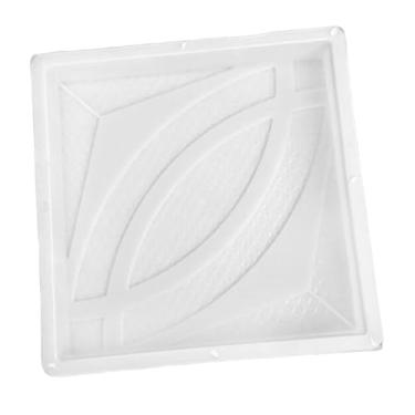 Imagem de Baoblaze Caminho para fabricação de tijolos de concreto, decoração paisagística faça você mesmo, moderno, quadrado, pavimentação de pedra, quadrado para