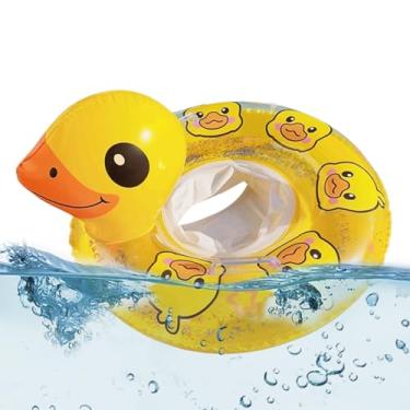 Imagem de Anéis de Natação para Crianças,Flutuadores De Piscina E Brinquedos Aquáticos Para Crianças - Boia Inflável Pato Amarelo Natação Para Bebés Crianças Meninos Meninas