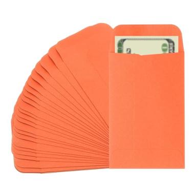 Imagem de PATIKIL Envelope para dinheiro, pacote com 25 envelopes de dinheiro de 8,88 cm x 5,6 cm, sacos para dinheiro, orçamento, economia, desafio, carta para presente, moedas, cheques, bilhetes, joias