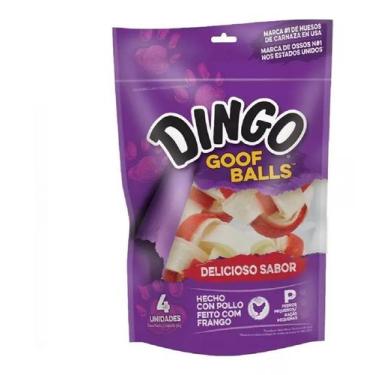 Imagem de Osso Dingo Caes Premium Goof Balls 4 Pk