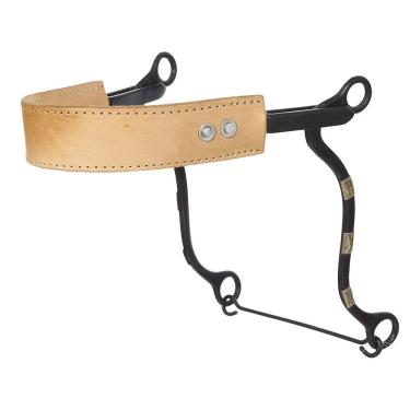 Imagem de Freio Flat Leather Noseband Hackmore Boots Horse 38169