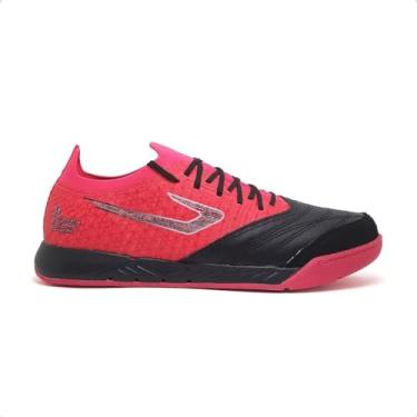 Imagem de Chuteira Futsal Topper Dominator Fuse Pink/preto - 39