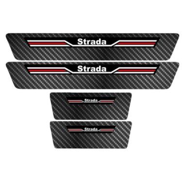 Imagem de Soleira Porta Sport Vermelho Carbono Strada 22 23 2024 2025 - Jhow Ade