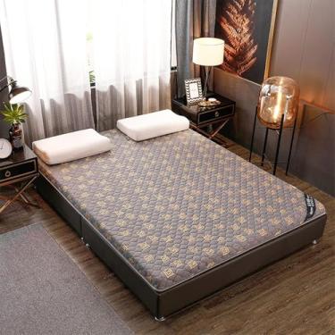 Imagem de Colchões Futon,colchão Portátil De Piso Macio Futon Engrossado,futons Japoneses Duplos Individuais,colchão De Látex De Palmeira De Coco Dormitório De Estudante Tapete De Palma, D, 180x200cm