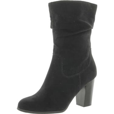 Imagem de Style & Co. Botas femininas Saraa Slouch de couro sintético até a panturrilha, Preto, 35