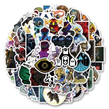 Imagem de Pacote de 63 peças de adesivos Destiny, adesivos bonitos de vinil de estética de desenho animado à prova d'água para garrafa de água, laptop, telefone, skate, diário para crianças, adolescentes