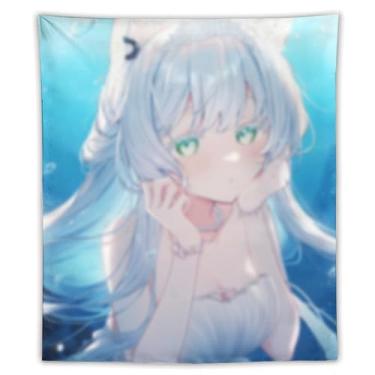 Imagem de LIEGBMEU Sexy Bikini Hot Anime Girl Tapeçaria 127.0 cmx152.4 cm Interior Exterior Wall Quilt Art Decoração de Tapeçaria Caprichosa, AF106