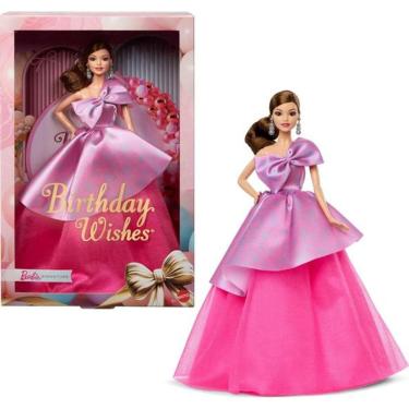 Imagem de Boneca Barbie Signature Coleção Birthday Wishes Mattel JBJ07