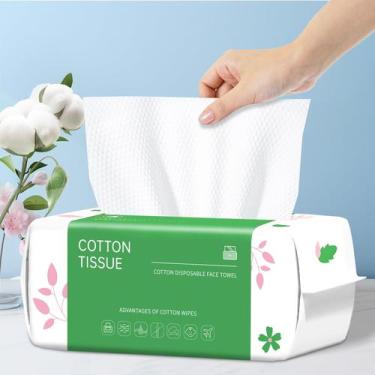 Imagem de Toalha de rosto descartável Cayxenful 100 unidades biodegradável