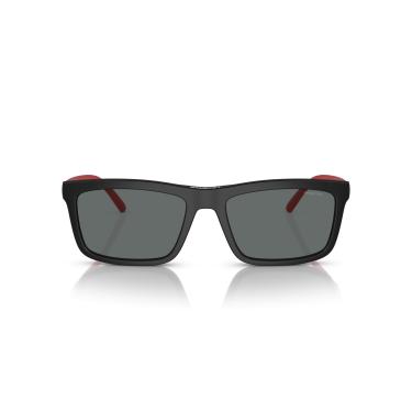 Imagem de Óculos de Sol Arnette Hypno 2.0 0AN4333 29311W Tam 55 Preto/Vermelho/Clip-on Preto Fosco