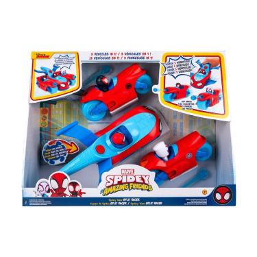 Imagem de Carrinho Deluxe Split Racer 3 em 1 da Equipe Spidey - Spidey