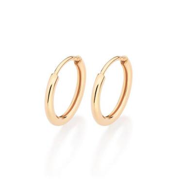 Imagem de Brinco argola folheada a ouro  527164 Rommanel, Dourado