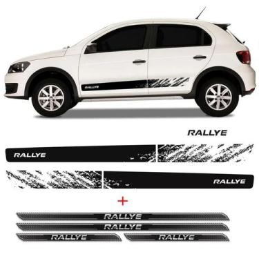 Imagem de Faixa Gol Rallye G6 2015/ Adesivo Preto + Soleira Protetora - SPORTINO