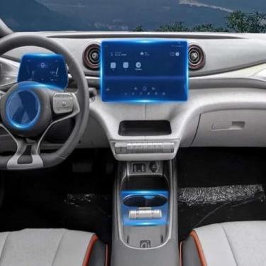 Imagem de LAVIYE Instrumento de navegação GPS para carro, protetor de tela LCD TPU protetor de tela antiarranhões PPF, para BYD Atto l Atto 2 Dolphin