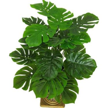 Imagem de Planta Folhagem Costela de Adão 80cm Flores Artificiais - La Caza Stor