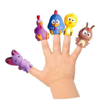 Imagem de Dedoche Turma Da Galinha Pintadinha Miniaturas - Cardoso Toys, Galinha