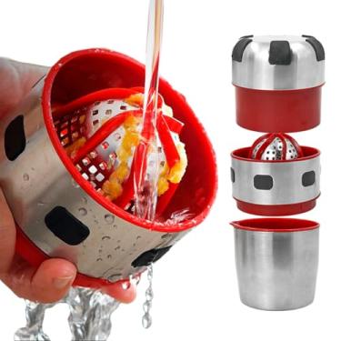 Imagem de Espremedor Amassador e Cortador de Frutas e Verduras em Aço Inox – Utensílio 3 em 1