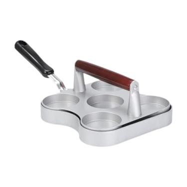 Imagem de Baoblaze Patty Maker Antiaderente Hambúrguer Carne Bovina Grelha Prensa Carne Moída Prensa para Bifes, Vermelho