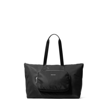 Imagem de Michael Kors Tanner Bolsa grande reversível dobrável, ferragens prateadas/nylon/preta