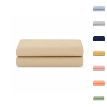 Imagem de Lençol Queen 100% Algodão S/ Elástico Avulso Liso com Viés Malha Pente