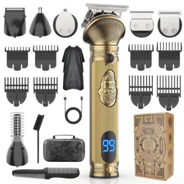 Imagem de Kit de higiene, máquina de barbear elétrica REHOYO Beard Trimmer para 