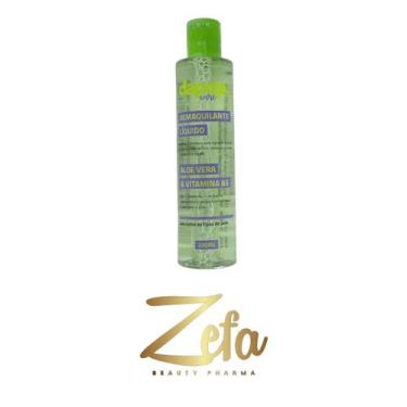 Imagem de Demaquilante Líquido Aloe Vera E Vitamina B5 200ml - Dapop